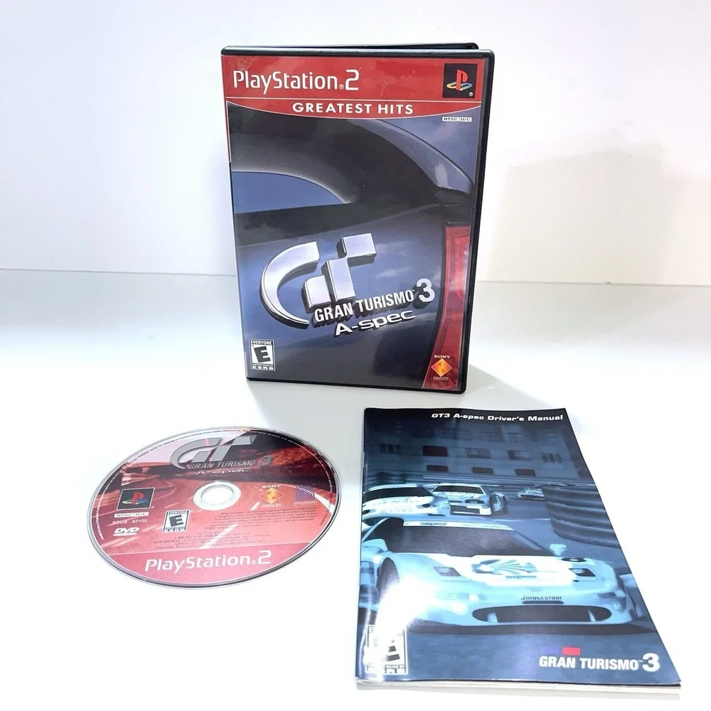 Gran Turismo 3 A-spec Sony PlayStation 2 PS2 Complete CIB Tested And Working